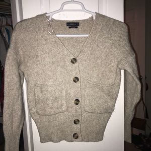Zara basic knit cardigan